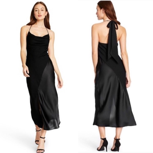 CUSHNIE Dresses & Skirts - NWT! SOLD OUT STYLE! Flattering Target CUSHNIE Black Slip Dress LIMITED EDITION